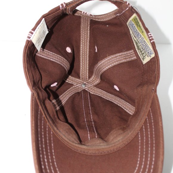 Women's Team Realtree Brown Pink Baseball Cap  One Size Adjustable Strapback - Picture 9 of 9